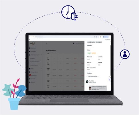 Multiple In-Out Time Tracking
