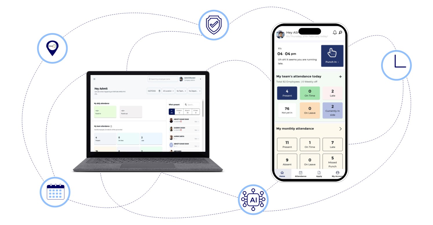 Smart Mobile Attendance App with Face Recognition | timely.bio